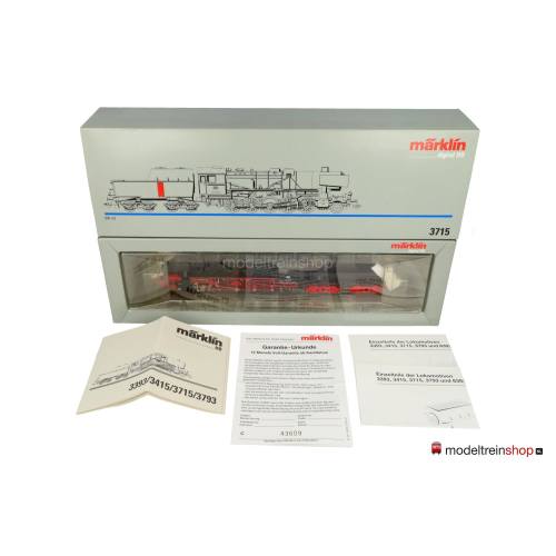 Marklin H0 3715 Tenderlocomotief BR 52 DB - Modeltreinshop