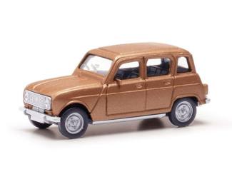 Herpa H0 Renault R4 Beige Metallic - Modeltreinshop