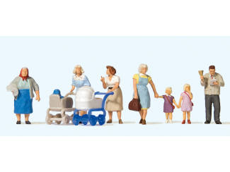 Preiser H0 10711 aan de Dorpstraat - Modeltreinshop