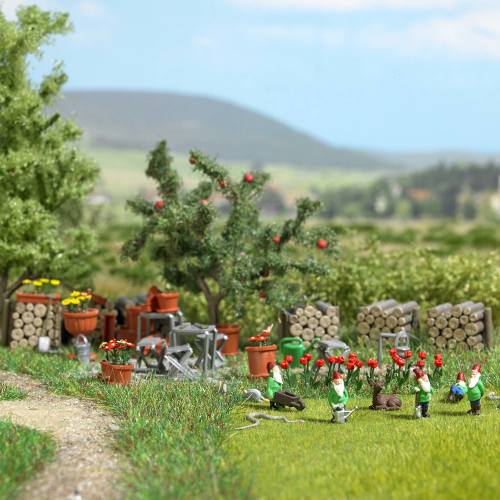 Busch H0 1835 Tuinset - Modeltreinshop