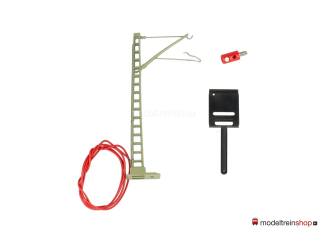 Marklin K rail H0 7510 aansluit Bovenleiding mast in ovp - Modeltreinshop