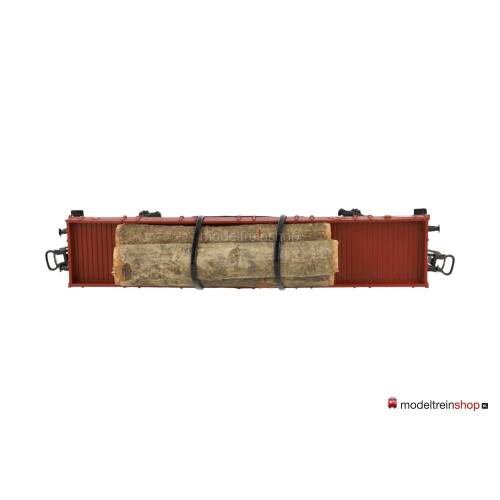 Marklin H0 4514 V05 Lageboordwagen 00t / Rklmm-tu beladen met houtstammen - Modeltreinshop