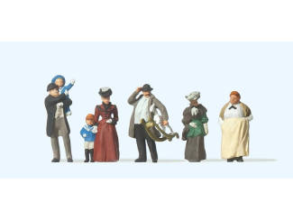 Preiser H0 12176 Voorbijgangers rond 1900 - Modeltreinshop