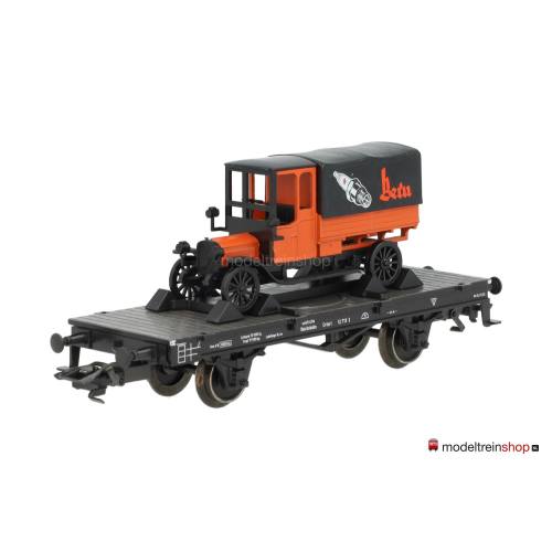Marklin H0 46841 platte wagen X van de DRG met oldtimer Beru - Modeltreinshop