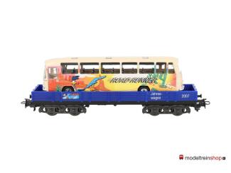 Marklin H0 48707 Lageboordwagen beladen met bus Road Runner - Looney Tunes - Modeltreinshop