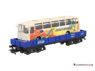 Marklin H0 48707 Lageboordwagen beladen met bus Road Runner - Looney Tunes - Modeltreinshop