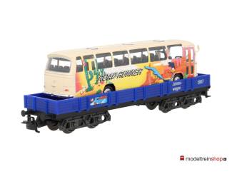 Marklin H0 48707 Lageboordwagen beladen met bus Road Runner - Looney Tunes - Modeltreinshop