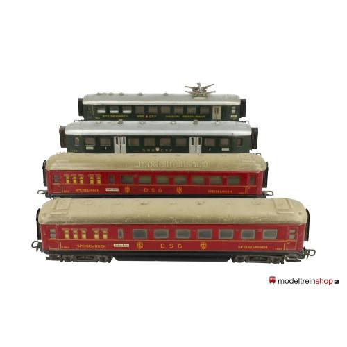 Marklin H0 restauratiewagen Personen wagen set 436 - Modeltreinshop