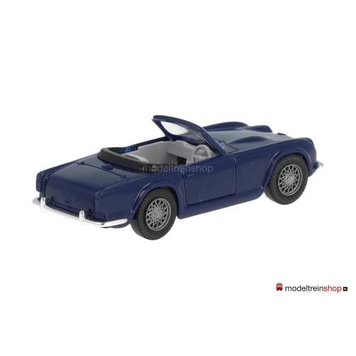 Wiking H0 8150122 Triumph TR4 donker blauw - Modeltreinshop