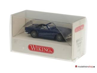Wiking H0 8150122 Triumph TR4 donker blauw - Modeltreinshop