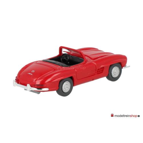 Wiking H0 83402 Mercedes 300 SL Roadster Rood - Modeltreinshop