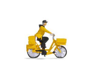 Noch H0 16522 Tiny-Scenes - Postbezorger op fiets - Modeltreinshop