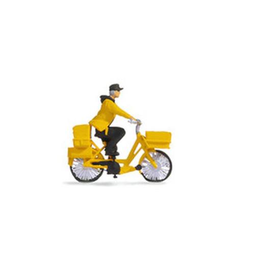 Noch H0 16522 Tiny-Scenes - Postbezorger op fiets - Modeltreinshop