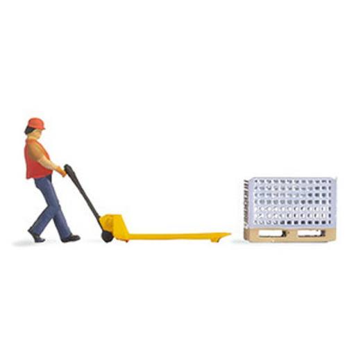 Noch H0 16525 Tiny-Scenes - Magazijnwerk - Modeltreinshop