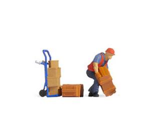 Noch H0 16526 Tiny-Scenes - Magazijnwerk - Modeltreinshop