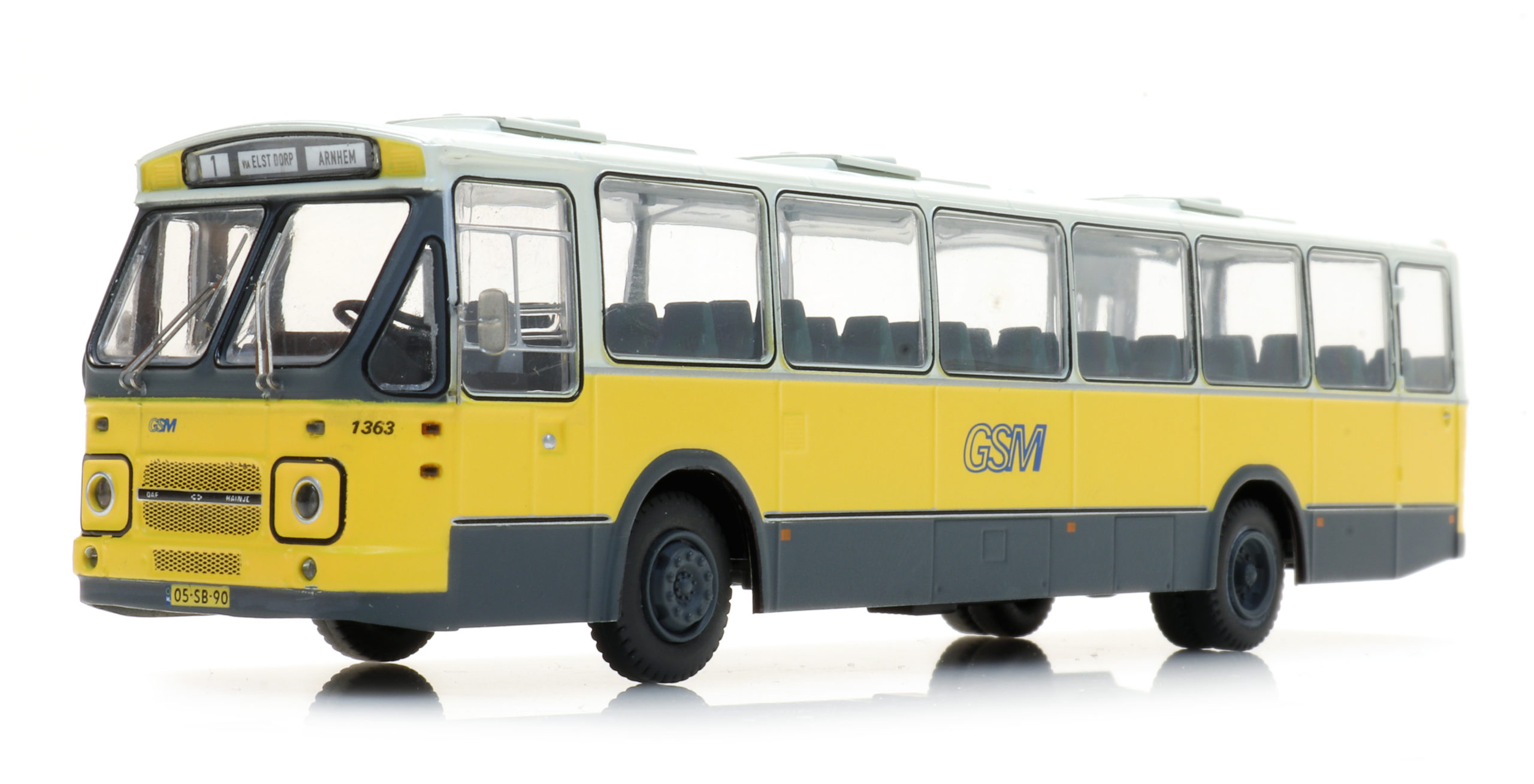 Artitec H0 487.070.36 Streekbus GSM 1363, DAF front 2, Achteruitstap - Modeltreinshop