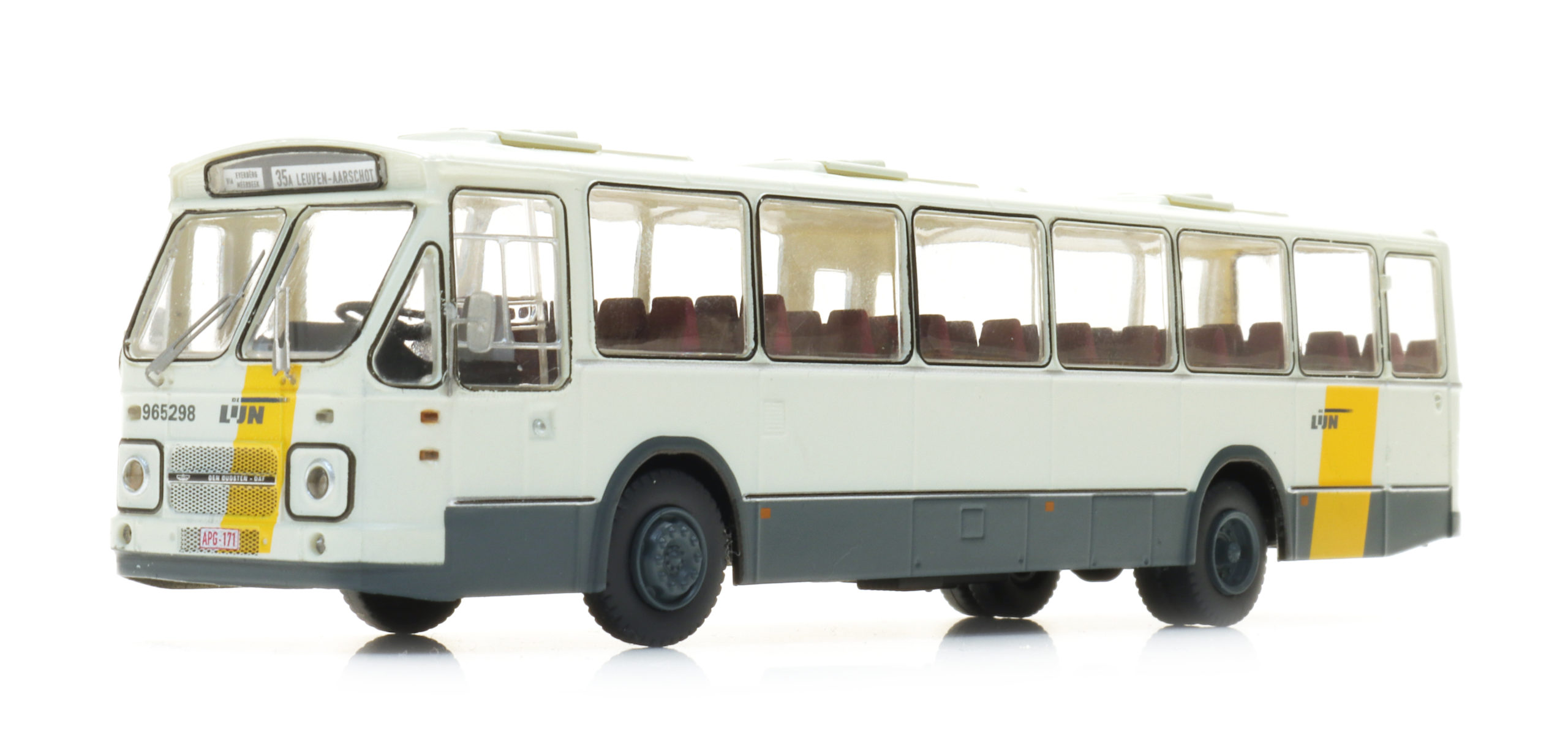 Artitec H0 487.070.42 Streekbus De Lijn 965298, DAF front 2, Middenuitstap - Modeltreinshop