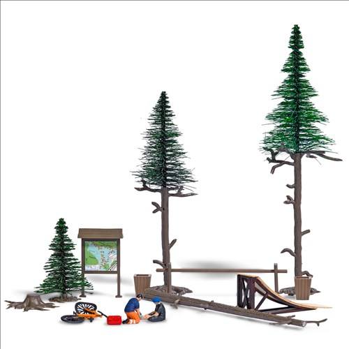 Busch H0 79825 Fietsongeluk - Modeltreinshop