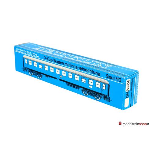Marklin H0 4052 Sneltreinrijtuig 2e klas Büm 232 - Modeltreinshop