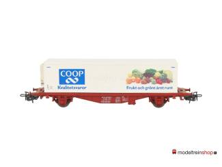 Marklin H0 4673 V01 Container wagen COOP Lgjs SJ - Modeltreinshop