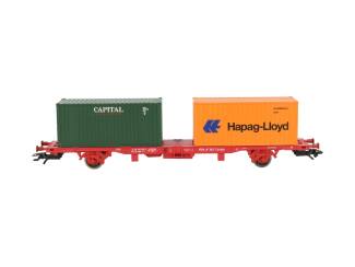 Marklin H0 47688 V09 containerwagen Capital - Hapag Lloyd NS - Modeltreinshop