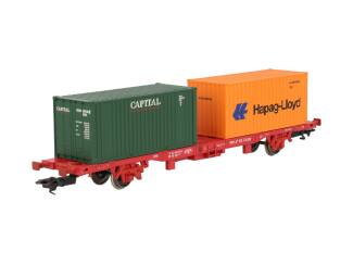 Marklin H0 47688 V09 containerwagen Capital - Hapag Lloyd NS - Modeltreinshop