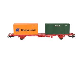 Marklin H0 47688 V09 containerwagen Capital - Hapag Lloyd NS - Modeltreinshop