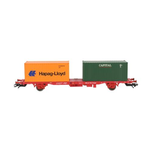 Marklin H0 47688 V09 containerwagen Capital - Hapag Lloyd NS - Modeltreinshop