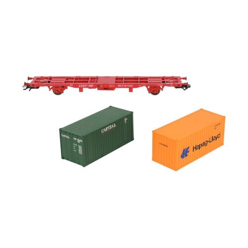 Marklin H0 47688 V09 containerwagen Capital - Hapag Lloyd NS - Modeltreinshop