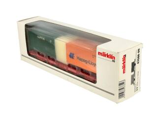 Marklin H0 47688 V09 containerwagen Capital - Hapag Lloyd NS - Modeltreinshop