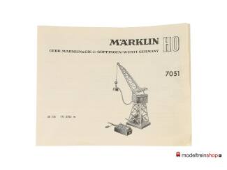 Marklin H0 7051 V02 Elektrische kraan met magneet - Modeltreinshop