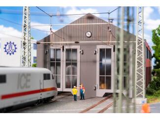 Faller HO 120079 Elektrische locomotiefloods, 2-stands - Modeltreinshop