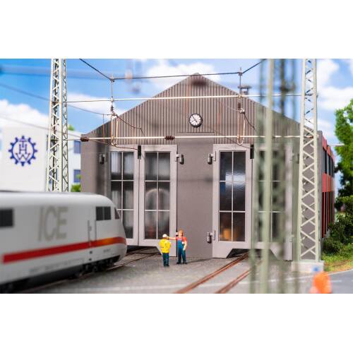 Faller HO 120079 Elektrische locomotiefloods, 2-stands - Modeltreinshop