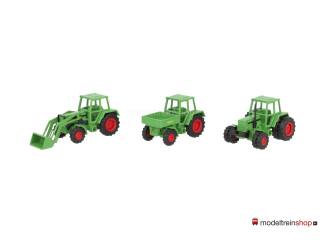 Marklin H0 1892 Vintage Fendt landbouwmachines 3 stuks - Modeltreinshop