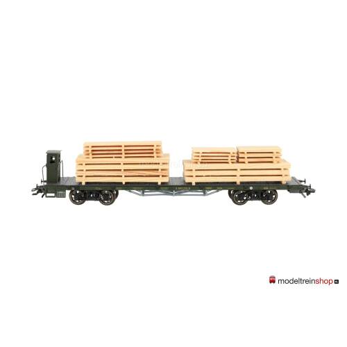 Marklin H0 46282 Rongenwagen met houtlading van de K.Bay.Sts.B - Modeltreinshop