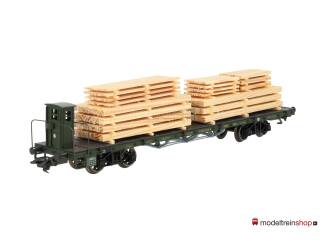 Marklin H0 46282 Rongenwagen met houtlading van de K.Bay.Sts.B - Modeltreinshop
