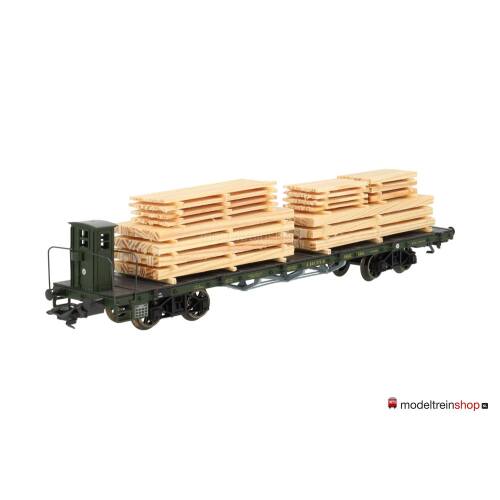 Marklin H0 46282 Rongenwagen met houtlading van de K.Bay.Sts.B - Modeltreinshop