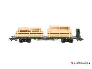 Marklin H0 46282 Rongenwagen met houtlading van de K.Bay.Sts.B - Modeltreinshop