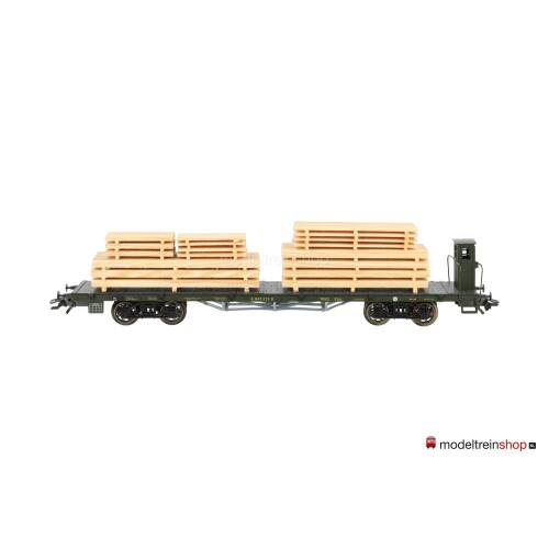 Marklin H0 46282 Rongenwagen met houtlading van de K.Bay.Sts.B - Modeltreinshop