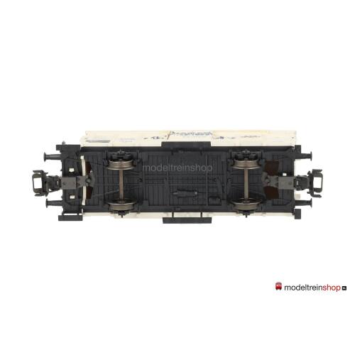 Marklin H0 4678 A2 Gesloten Goederenwagen met remhuisje HALLER LÖWENBRÄU -n Modeltreinshop
