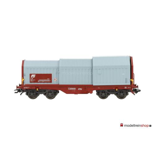 Marklin H0 46931 Telescoopwagen met lading van de FS - Modeltreinshop