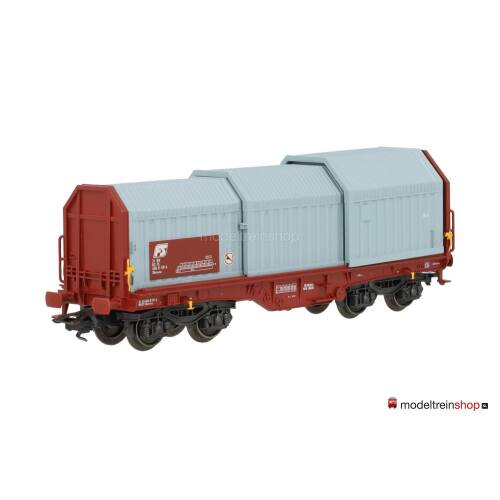 Marklin H0 46931 Telescoopwagen met lading van de FS - Modeltreinshop