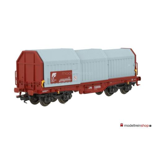 Marklin H0 46931 Telescoopwagen met lading van de FS - Modeltreinshop
