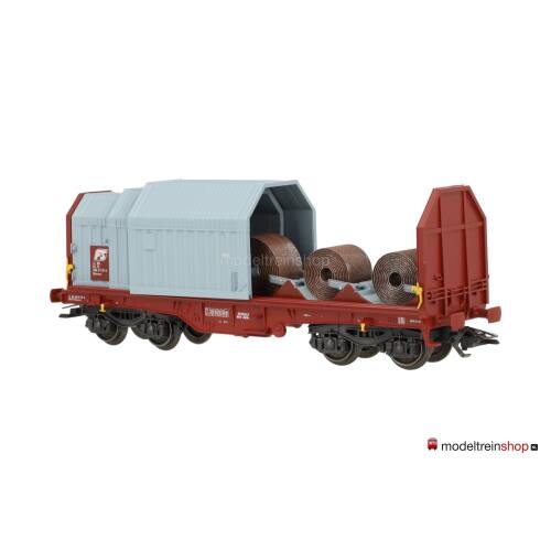 Marklin H0 46931 Telescoopwagen met lading van de FS - Modeltreinshop