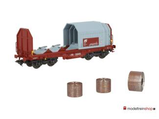 Marklin H0 46931 Telescoopwagen met lading van de FS - Modeltreinshop