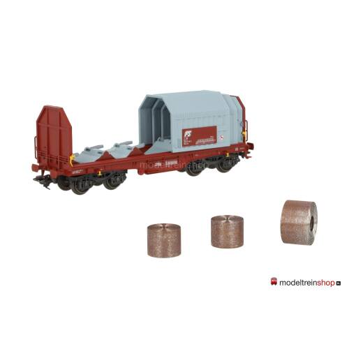 Marklin H0 46931 Telescoopwagen met lading van de FS - Modeltreinshop