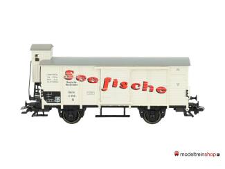 Marklin H0 46951 V1 Gesloten goederenwagen met remhuisje Seefische - Modeltreinshop