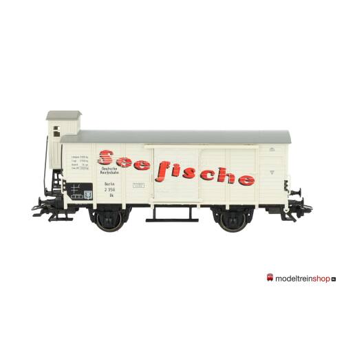 Marklin H0 46951 V1 Gesloten goederenwagen met remhuisje Seefische - Modeltreinshop