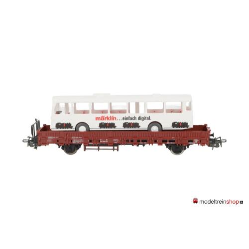 Marklin H0 4714 Rongenwagen Kbs 443 met Marklin Bus (wiking) - Modeltreinshop