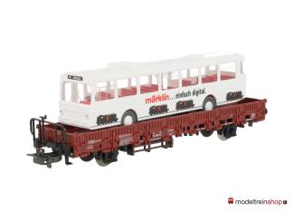 Marklin H0 4714 Rongenwagen Kbs 443 met Marklin Bus (wiking) - Modeltreinshop